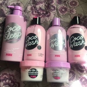 PINK Victoria secret body washes